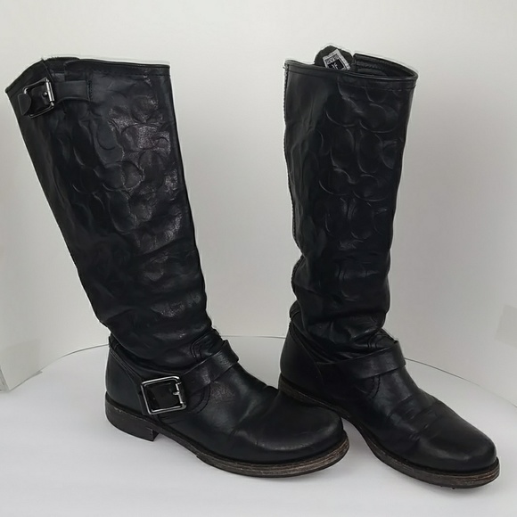 frye coach boots